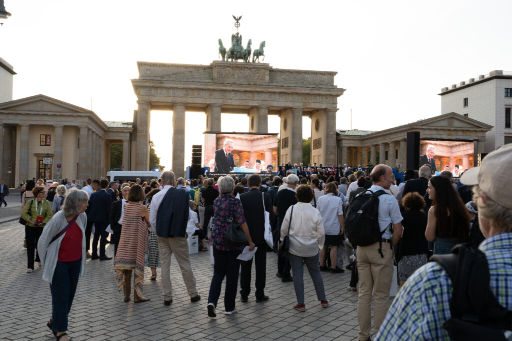 Friedenstreffen Berlin Pariser Platz