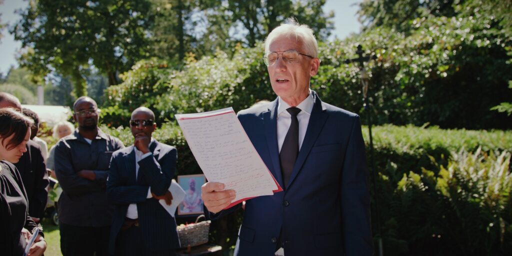 Trauerfeier Sarah Juma Rede